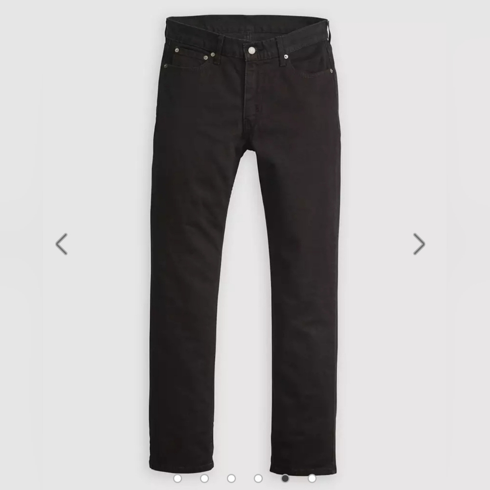 Levis's 514 Straight Fit Men's Jeans Black Size 38 X 30
